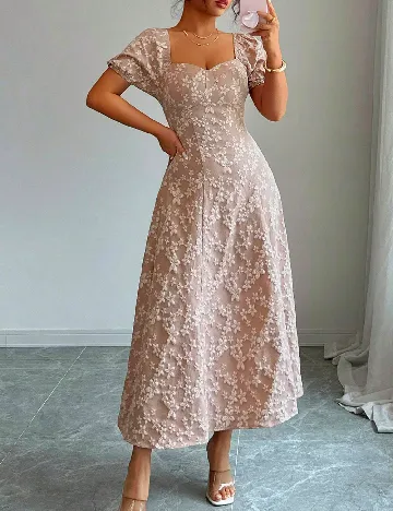 Rochie lunga SHEIN, maro