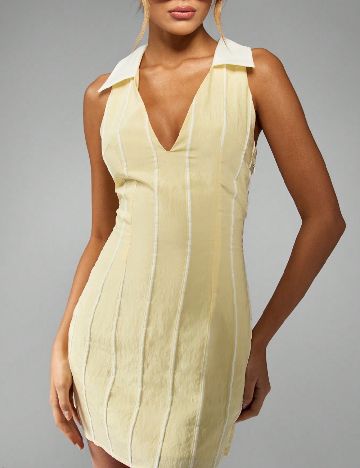 Rochie scurta SHEIN, galben