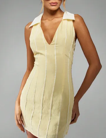Rochie scurta SHEIN, galben