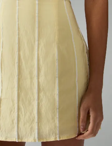 Rochie scurta SHEIN, galben