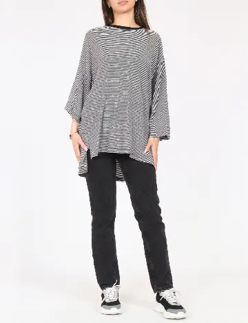 Bluza Zara, alb/negru