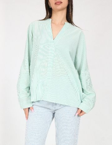 Camasa Pull&Bear, verde