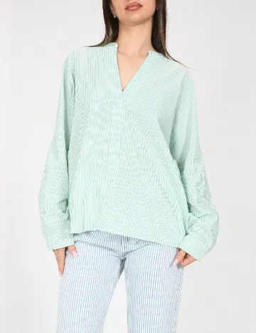 Camasa Pull&Bear, verde