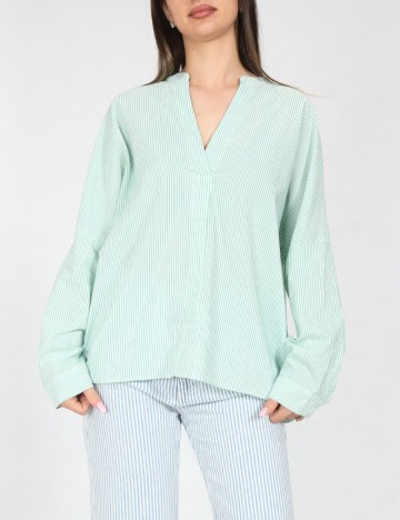 Camasa Pull&Bear, verde