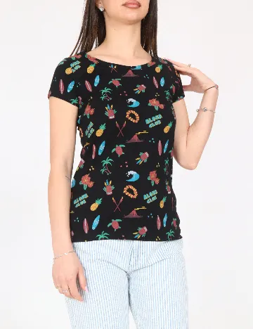 Tricou Pull&Bear, negru