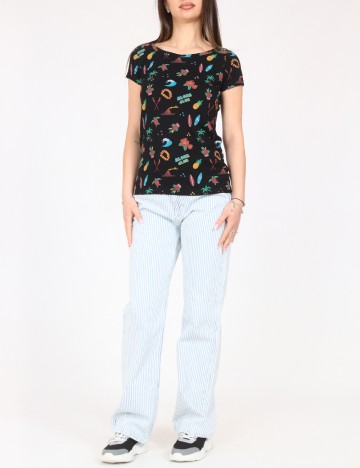 Tricou Pull&Bear, negru