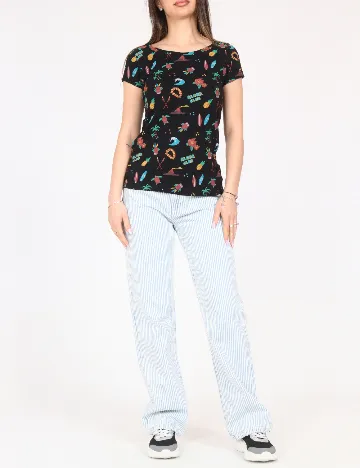 Tricou Pull&Bear, negru