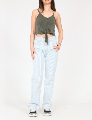 Top Bershka, verde