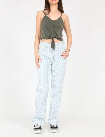 Top Bershka, verde