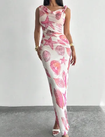 Rochie lunga SHEIN, roz