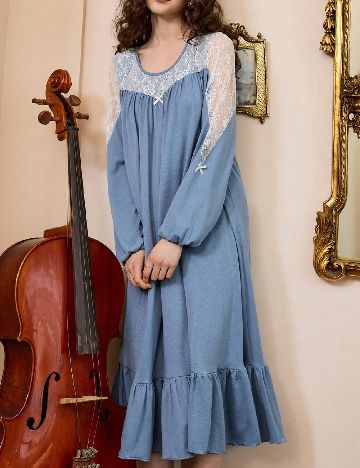 Rochie de noapte SHEIN, albastru