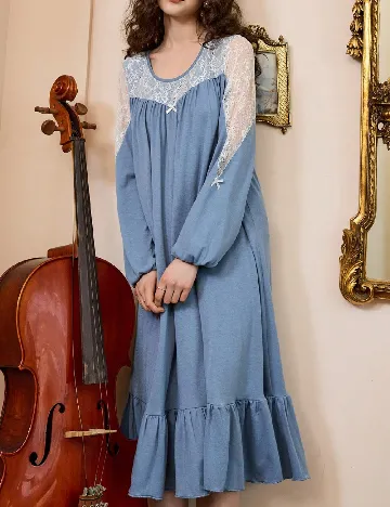 Rochie de noapte SHEIN, albastru