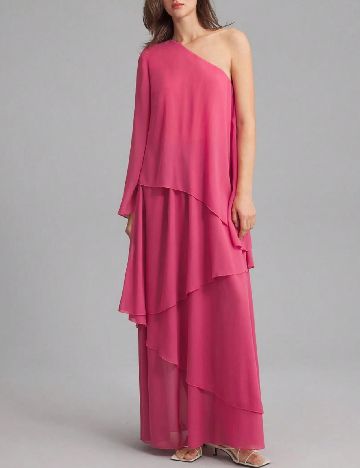 Rochie lunga Ontre, roz