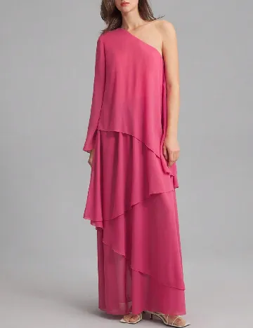 Rochie lunga Ontre, roz