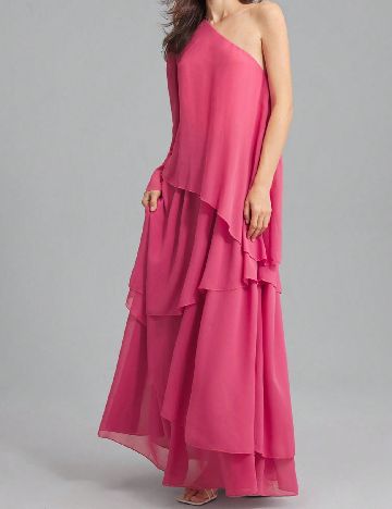 Rochie lunga Ontre, roz