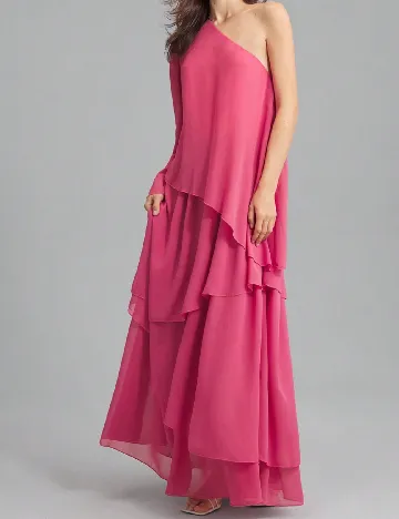 Rochie lunga Ontre, roz