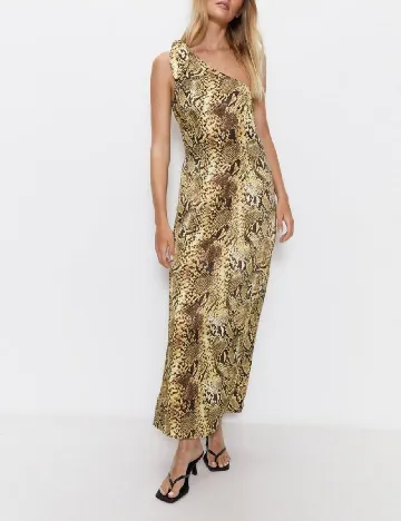 Rochie lunga WAREHOUSE, imprimeu sarpe