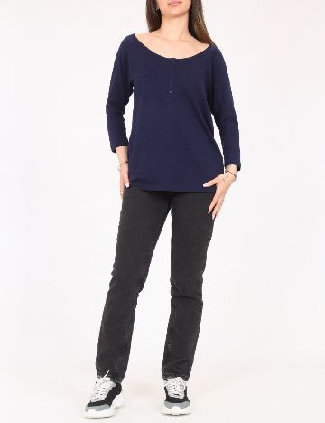 Bluza Pull&Bear, albastru