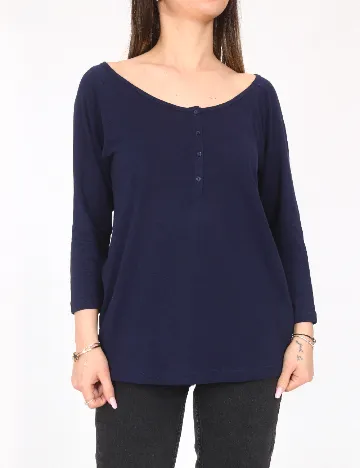 Bluza Pull&Bear, albastru