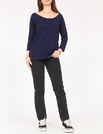 Bluza Pull&Bear, albastru