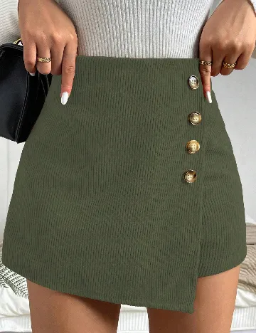 Fusta pantalon SHEIN, verde