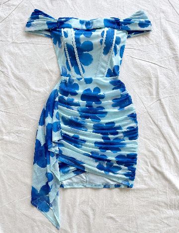 Rochie scurta SHEIN, albastru