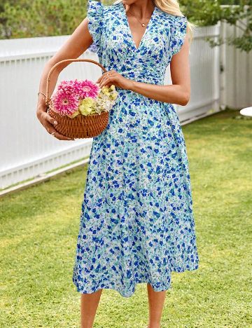 Rochie lunga SHEIN, albastru