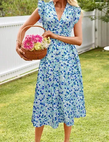Rochie lunga SHEIN, albastru