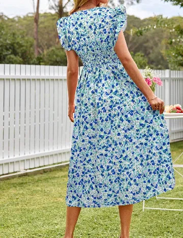 Rochie lunga SHEIN, albastru