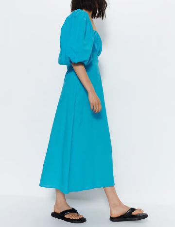 Rochie medie WAREHOUSE, albastru