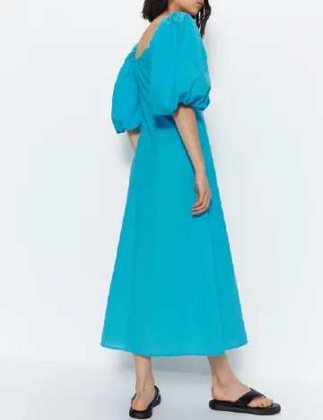 Rochie medie WAREHOUSE, albastru