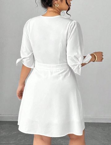 Rochie scurta SHEIN CURVE, alb