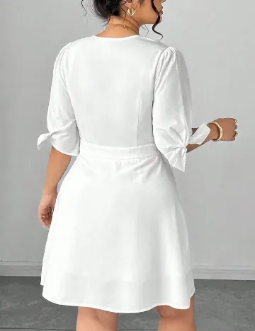 Rochie scurta SHEIN CURVE, alb