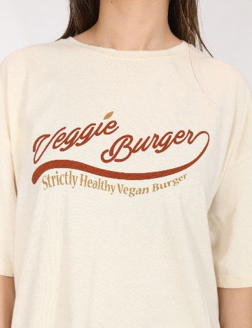 Tricou Pull&Bear, bej
