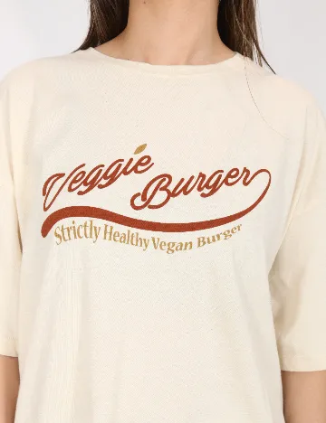 Tricou Pull&Bear, bej