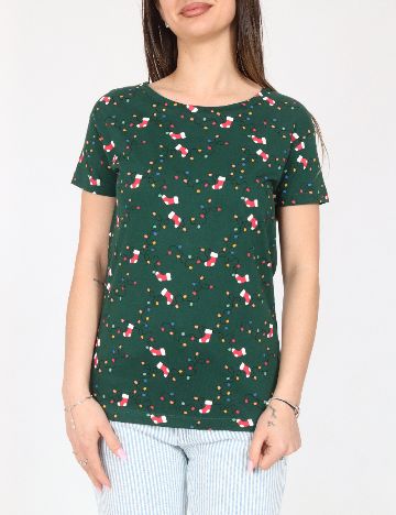 Tricou Pull&Bear, verde