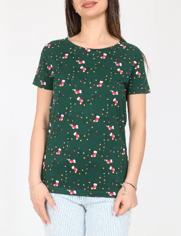 Tricou Pull&Bear, verde