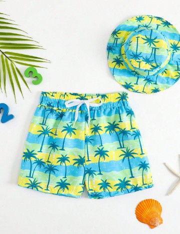 Short de baie Shein Kids, mix culori