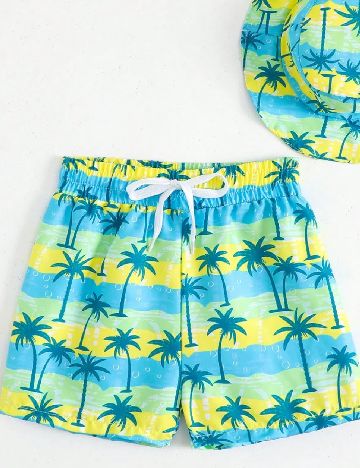 Short de baie Shein Kids, mix culori