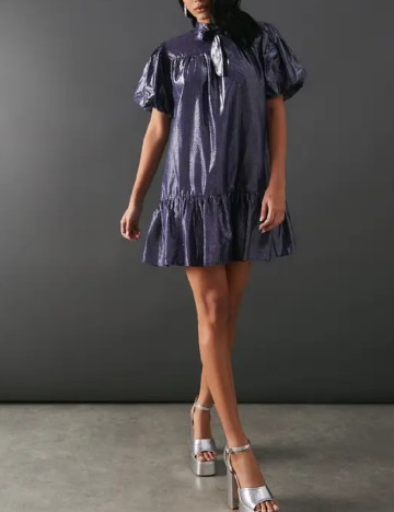 Rochie scurta WAREHOUSE, bleumarin