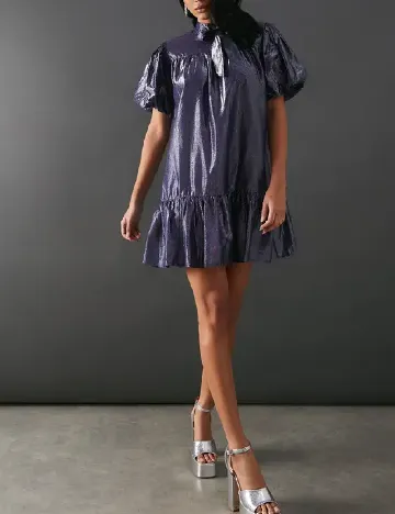 Rochie scurta WAREHOUSE, bleumarin