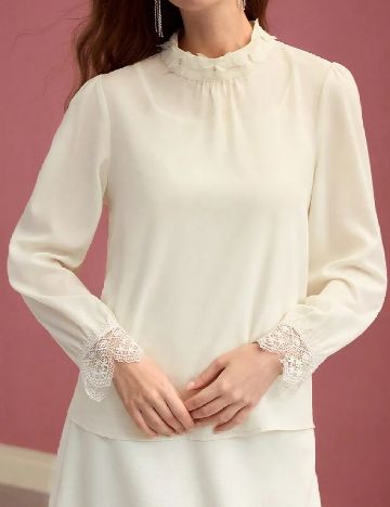 Bluza MOTF, ecru