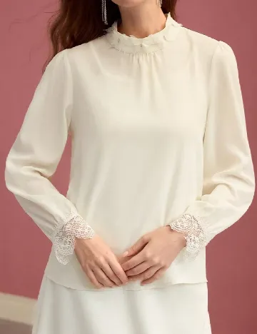Bluza MOTF, ecru