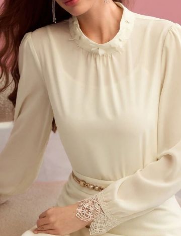 Bluza MOTF, ecru