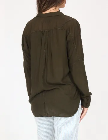 Camasa Bershka, verde