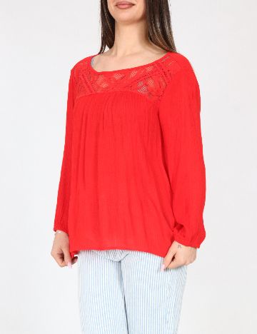 Bluza Pull&Bear, rosu