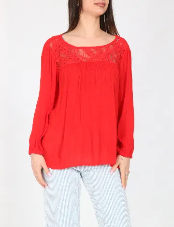 Bluza Pull&Bear, rosu