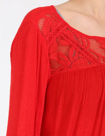 Bluza Pull&Bear, rosu