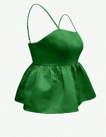 Top SHEIN, verde