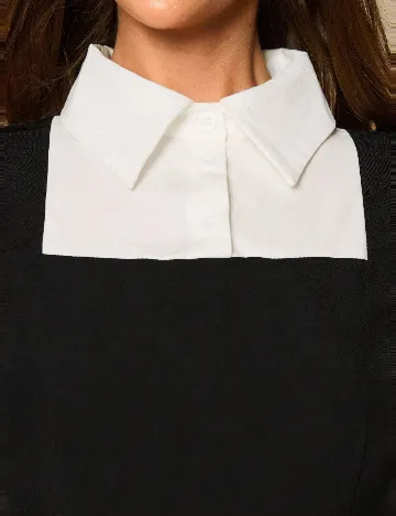 Rochie medie Missguided, alb/negru